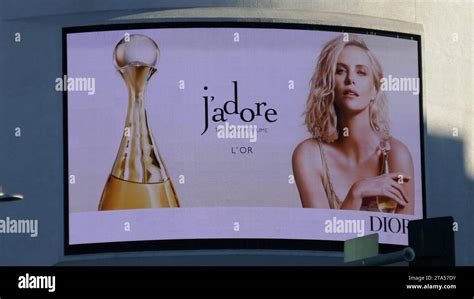 charlize theron dior billboard|dior j'adore model in commercial.